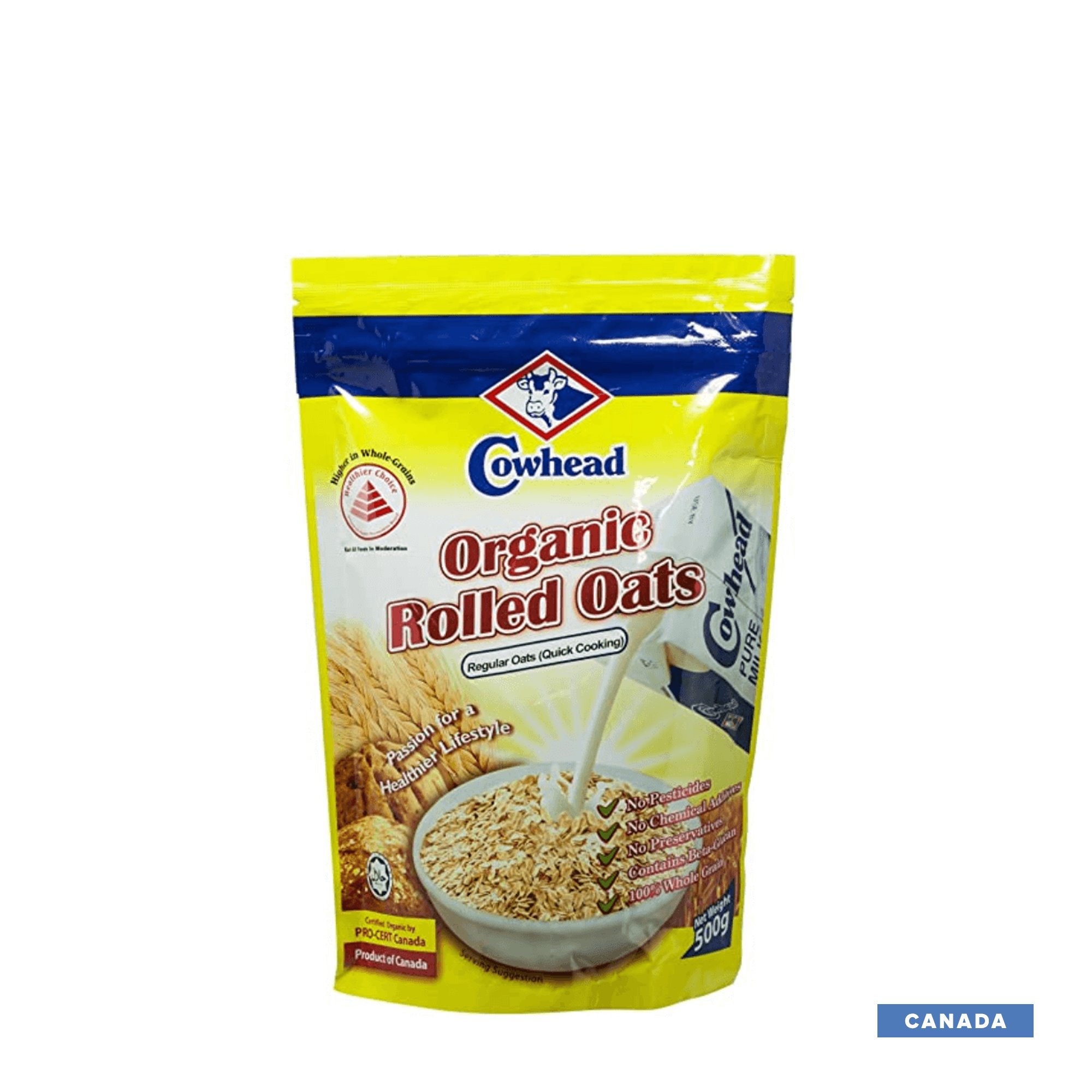 Cowhead Organic Rolled Regular Oats MARKETPLACE