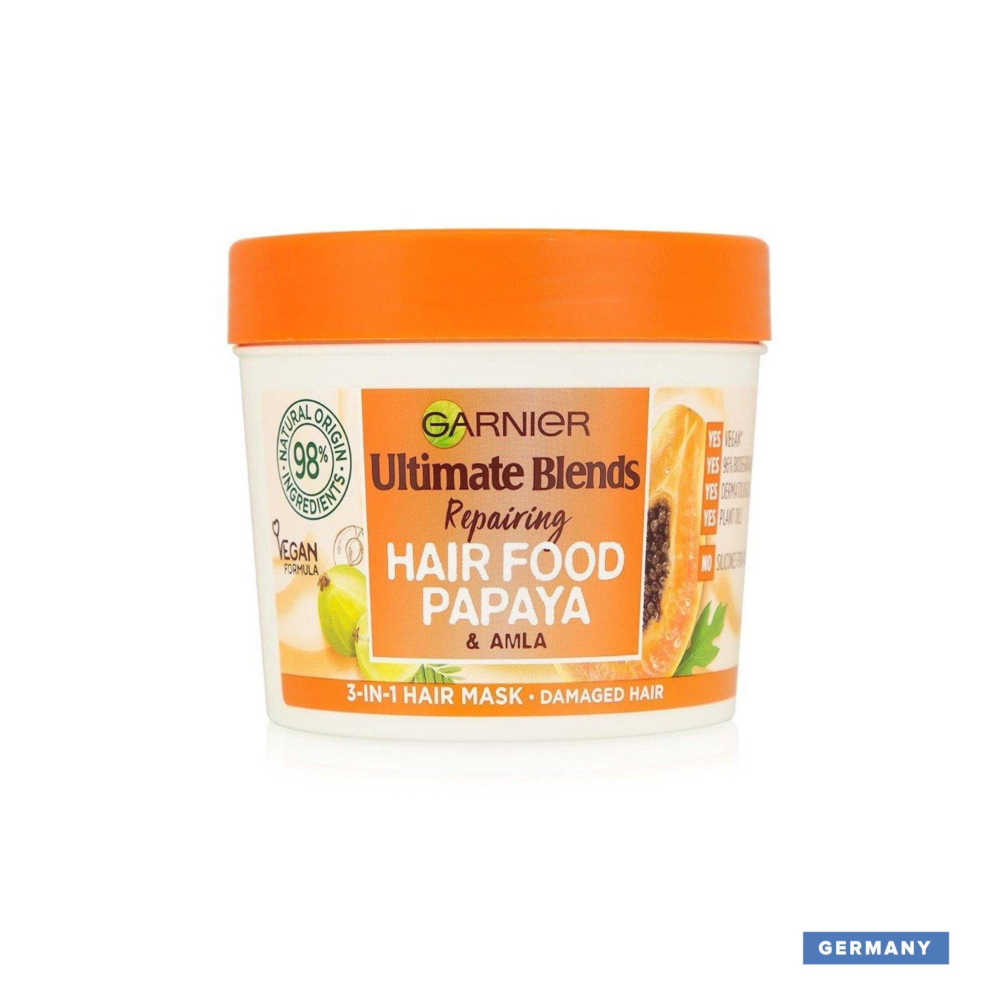 Garnier Ultimate Blends Repairing Hair Food Papaya & Amla 3 In 1 Damaged Hair  Mask - 390ml (Germany) | MARKETPLACE