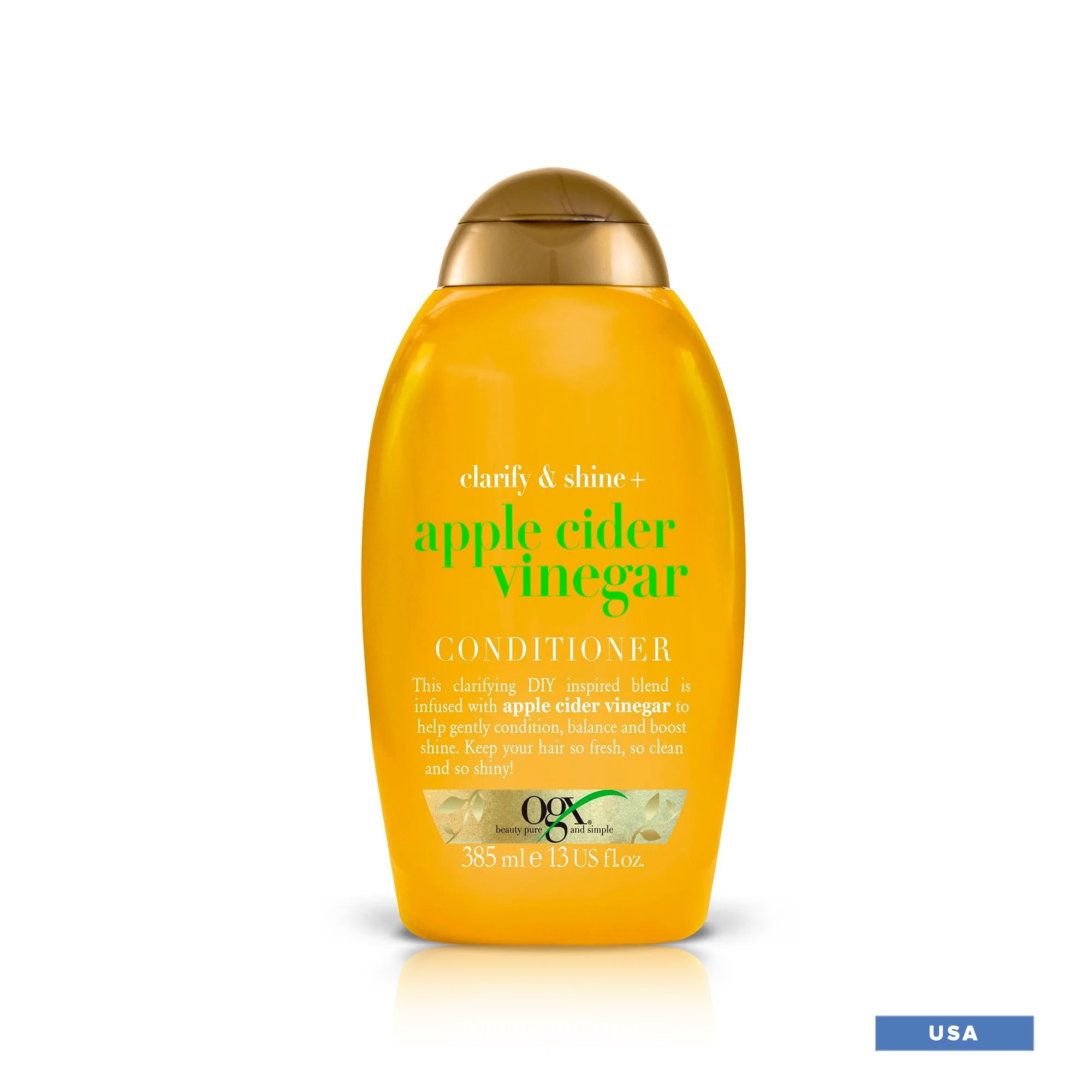 OGX Clarify & Shine + Apple Cider Vinegar Conditioner 385ml (USA