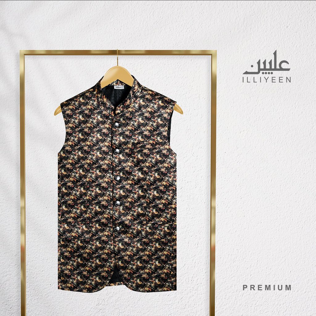 Premium Waistcoat, ILLIYEEN, waistcoat, পাঞ্জাবির কোটি, punjabi koti for man, পাঞ্জাবির কোটি দাম