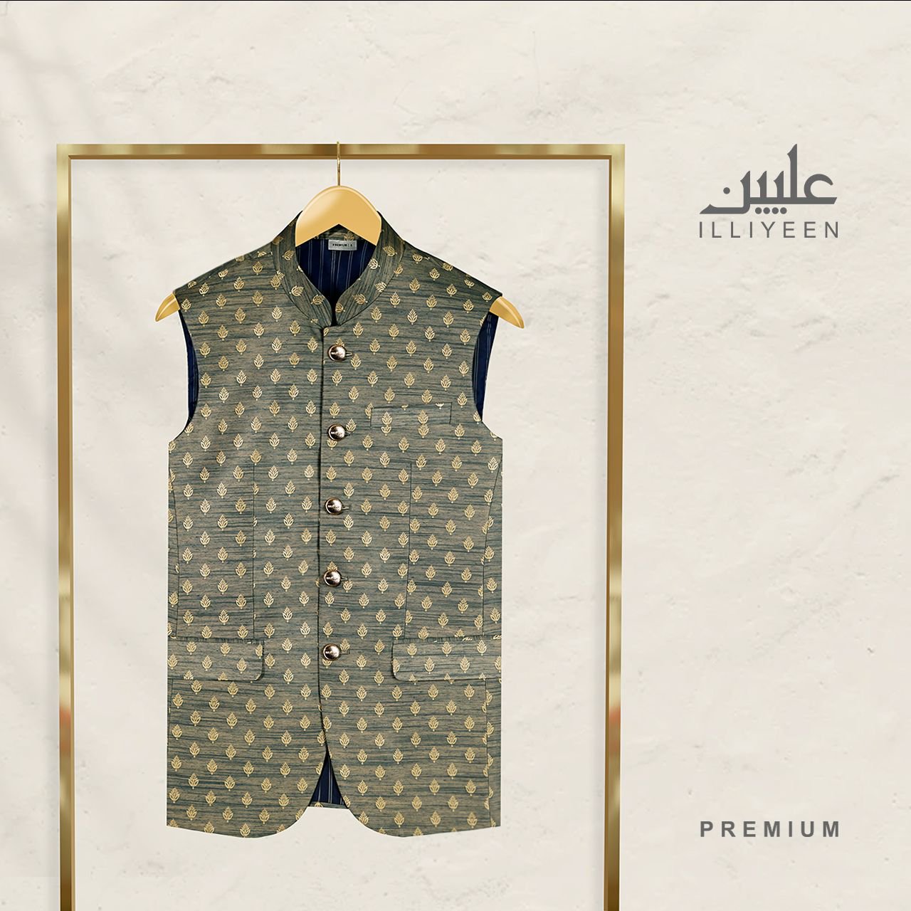 Premium Waistcoat, ILLIYEEN, waistcoat, পাঞ্জাবির কোটি, punjabi koti for man, পাঞ্জাবির কোটি দাম