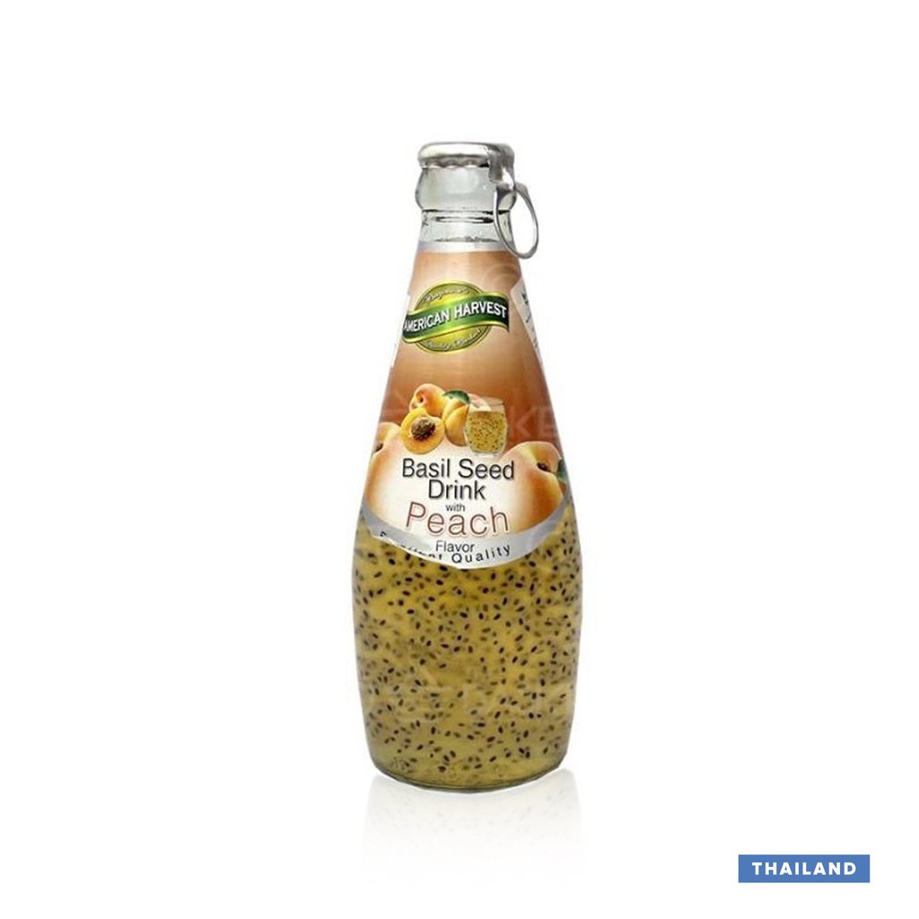 American Harvest Basil Seed Drink With Peach MARKETPLACE