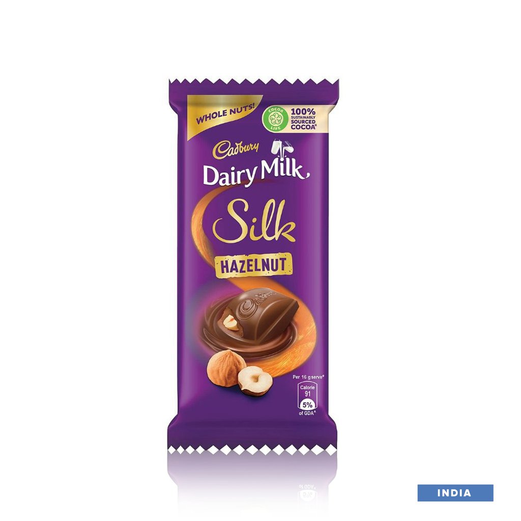 Cadbury Dairy Milk Silk Hazelnut Chocolate 143gm India Marketplace