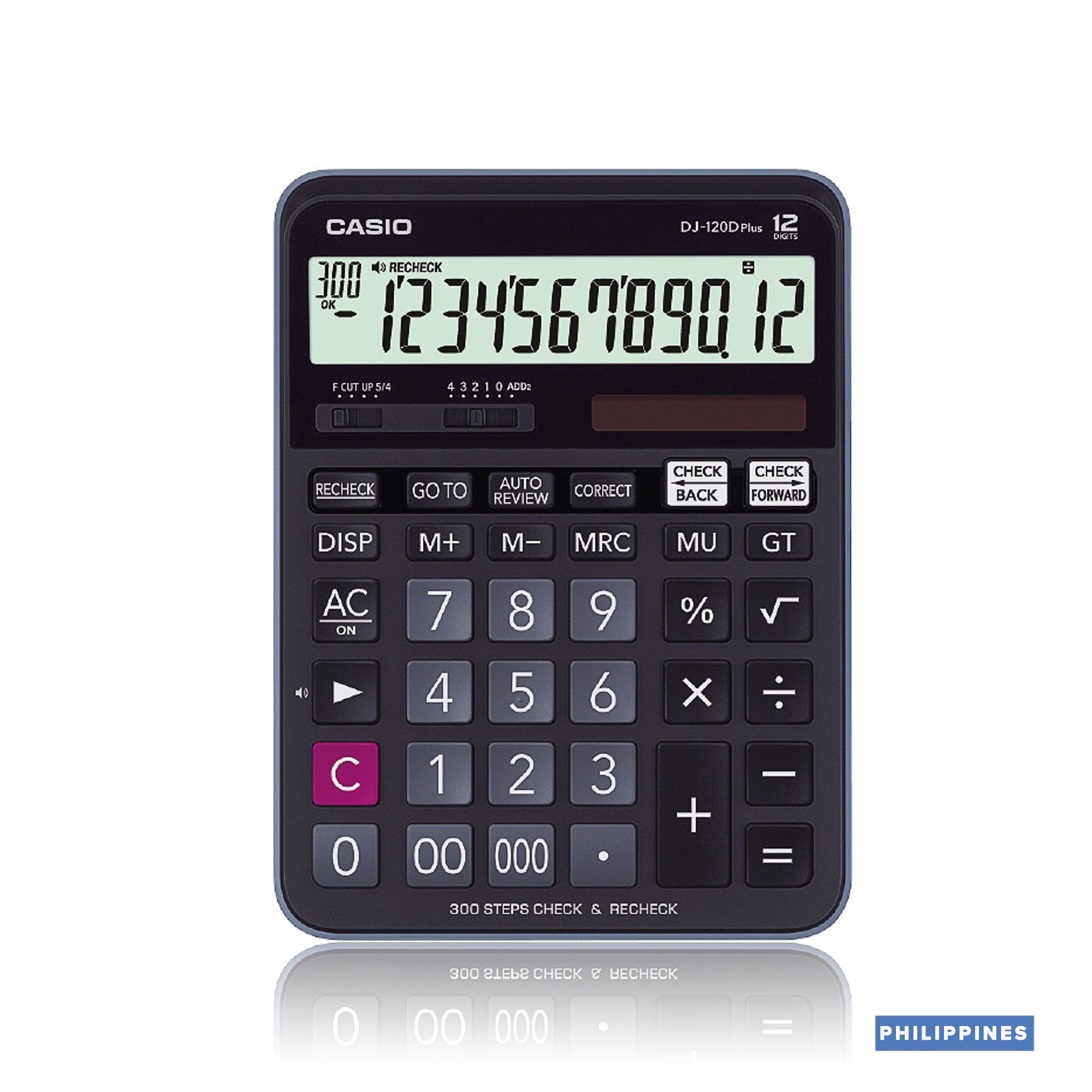 DJ-120DPlus CASIO Check & Recheck Calculator - (Philippines)