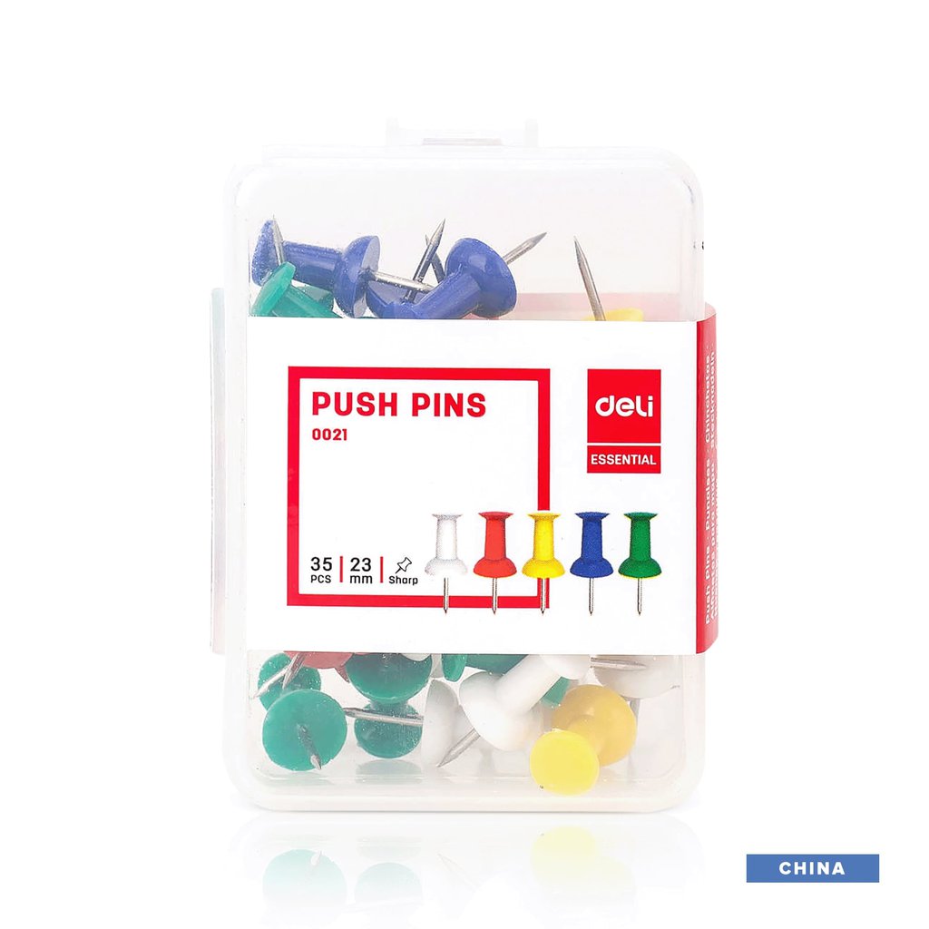 Deli Push Pins (E0021) - 23mm (China), MARKETPLACE
