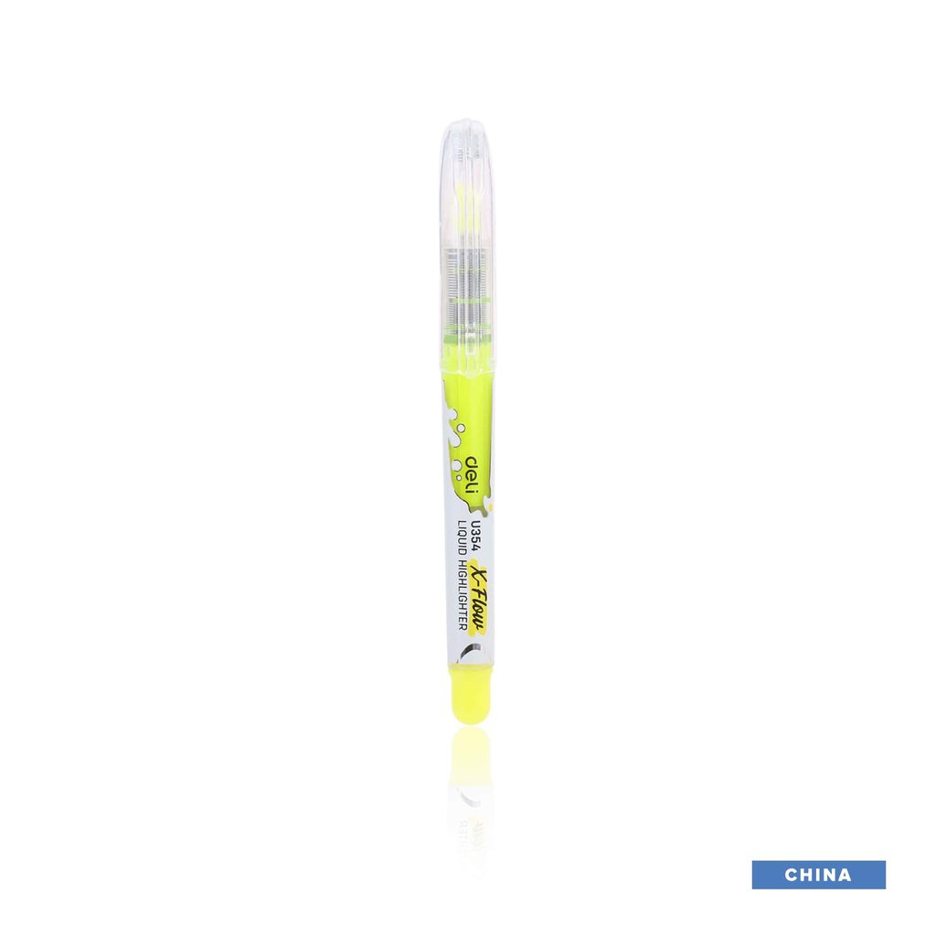 Deli X Flow Liquid Highlighter Yellow (EU35470) - (China), MARKETPLACE