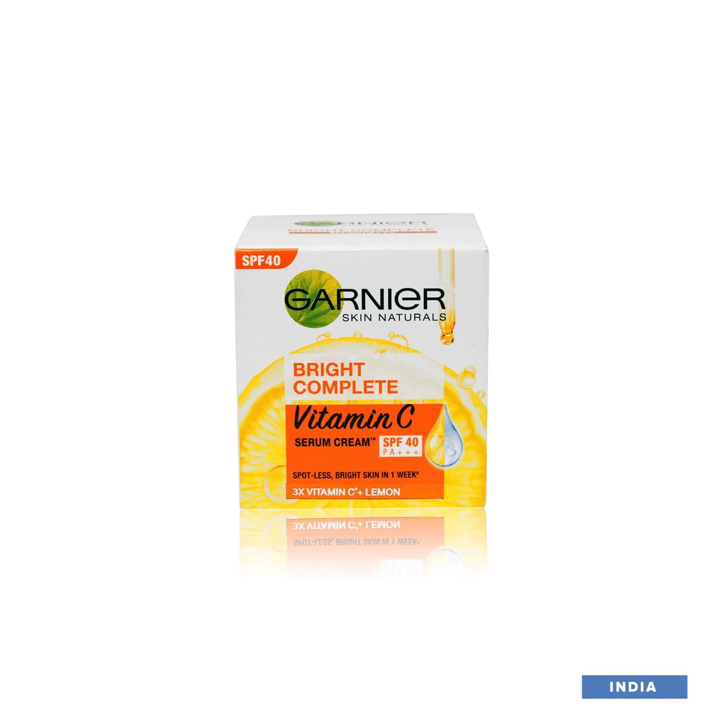 Garnier Bright Complete Vitamin C Serum Cream - 45gm (India), MARKETPLACE