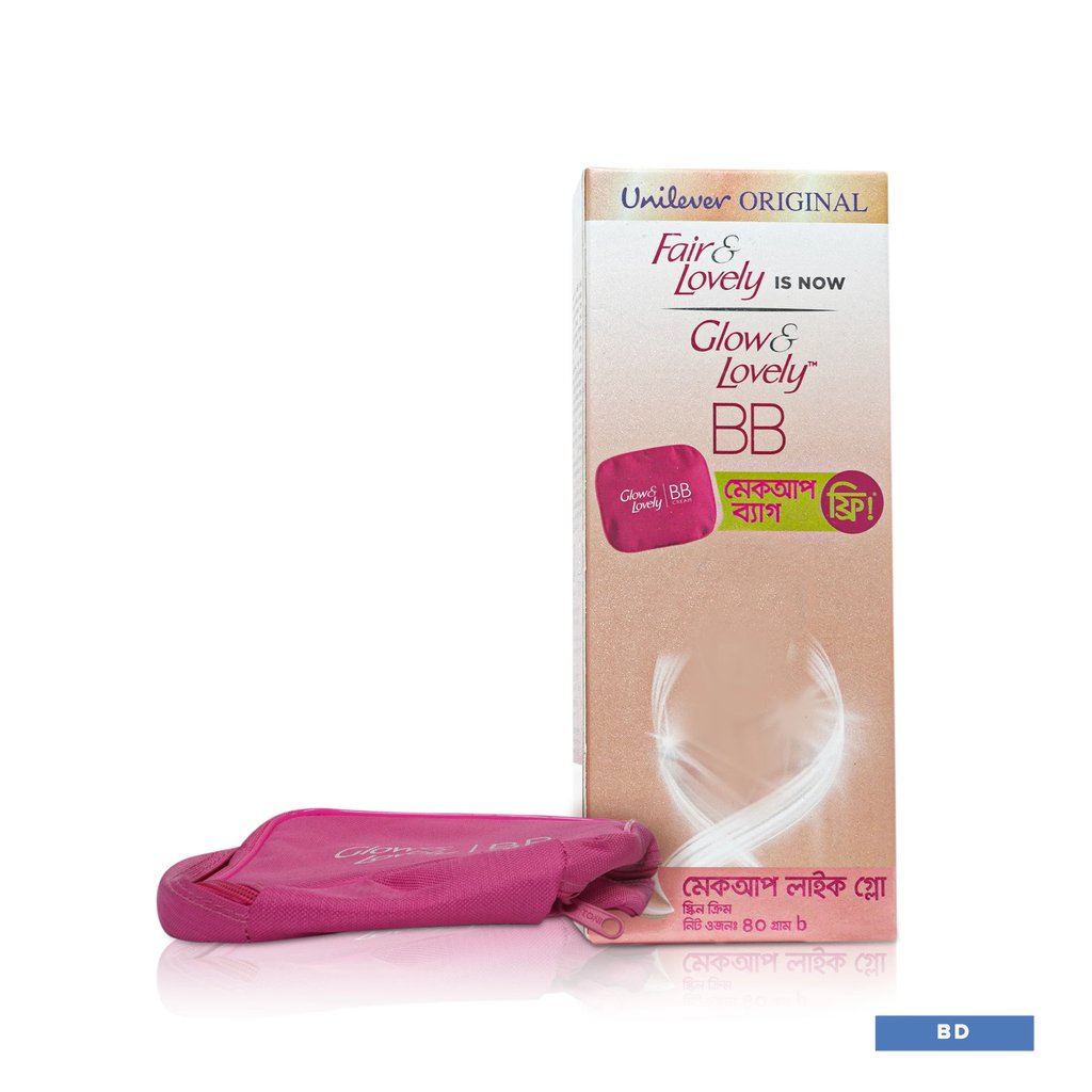 Glow & Lovely BB Face Cream - 40gm (BD) With Free Makeup Bag