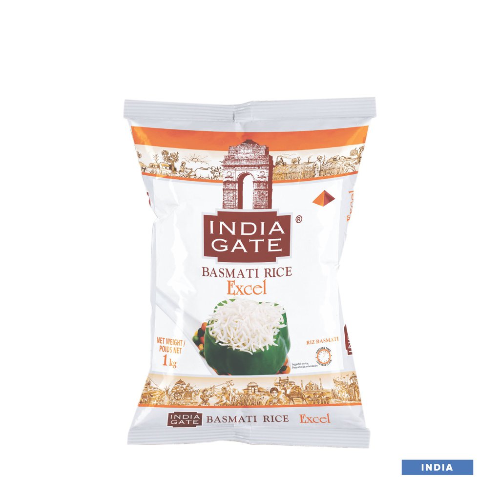 INDIA GATE Basmati Rice Excel 1kg (India) MARKETPLACE