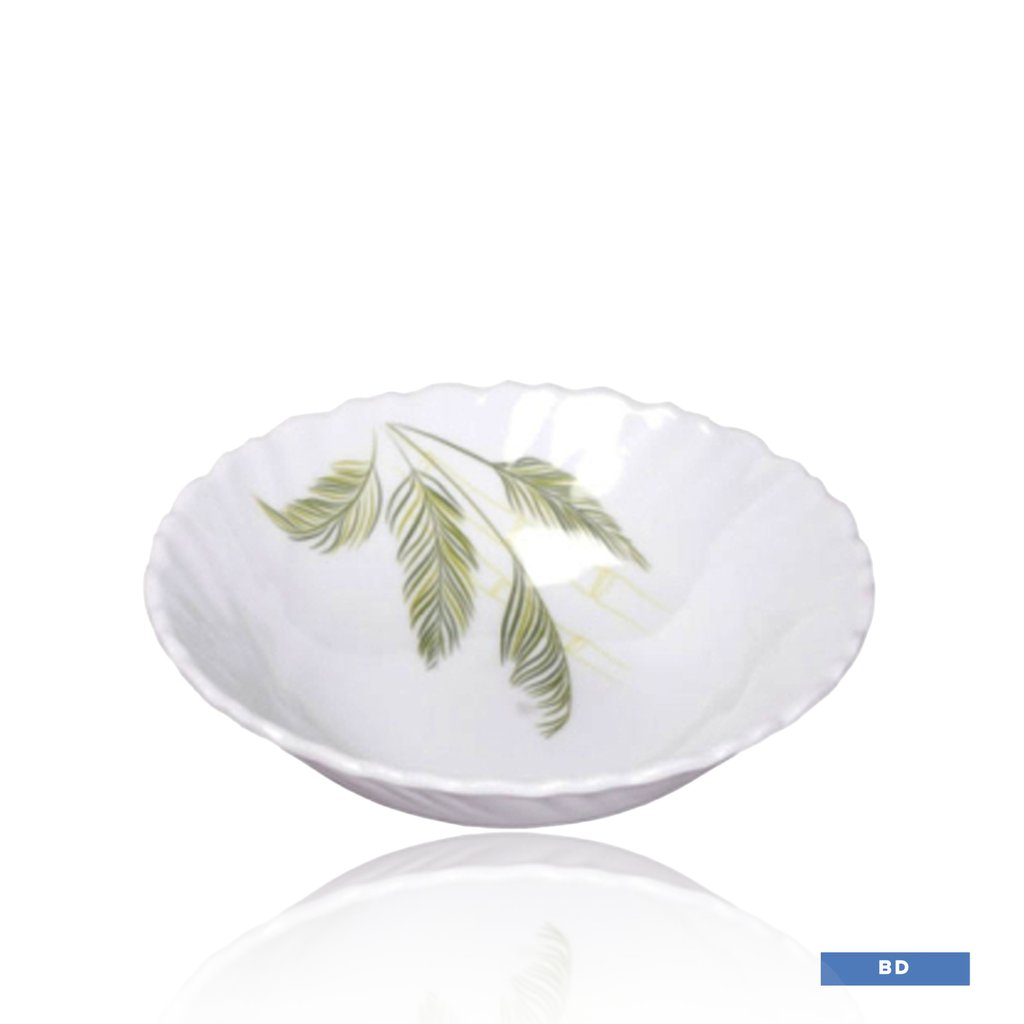 ITALIANO Crazy Bowl Blue Leaf - 6.7" (BD)