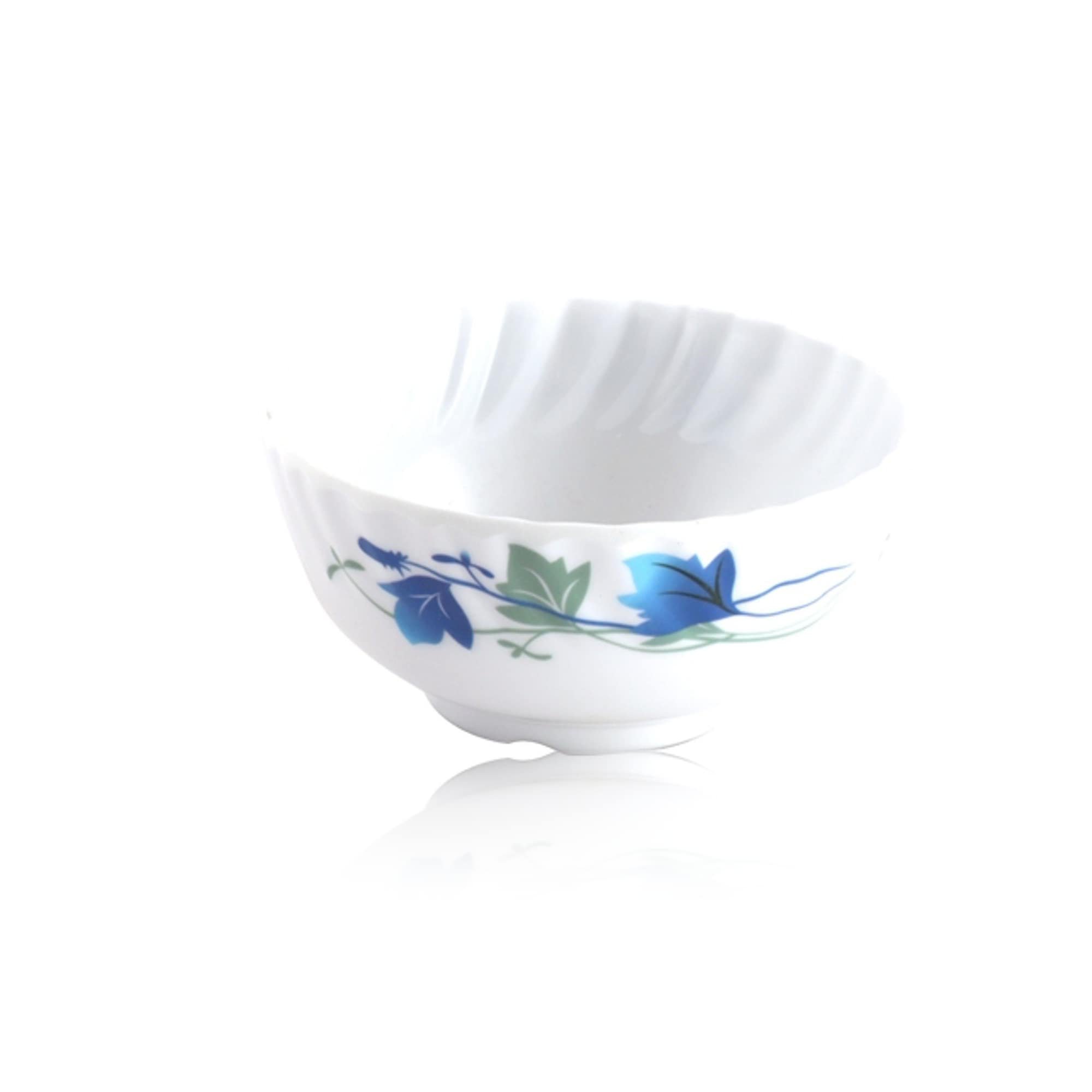 ITALIANO Crazy Bowl Blue Leaf - 9" (BD)