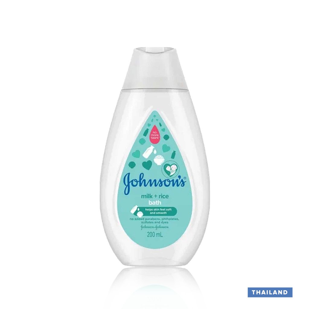 Johnson's Baby Milk & Rice Bath - 200ml (Thailand)
