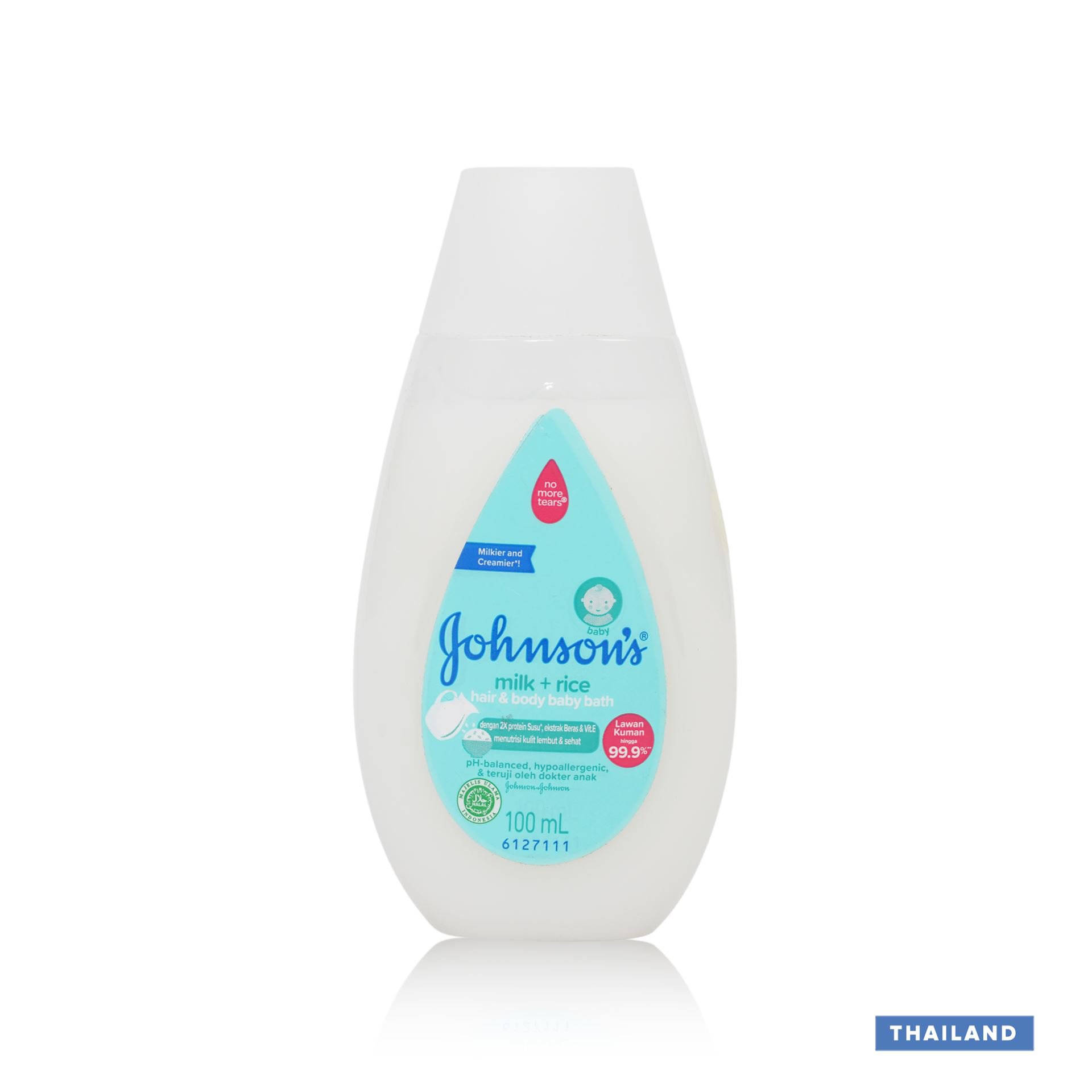 Johnson's Baby Milk & Rice Bath - 100ml (Thailand) OP