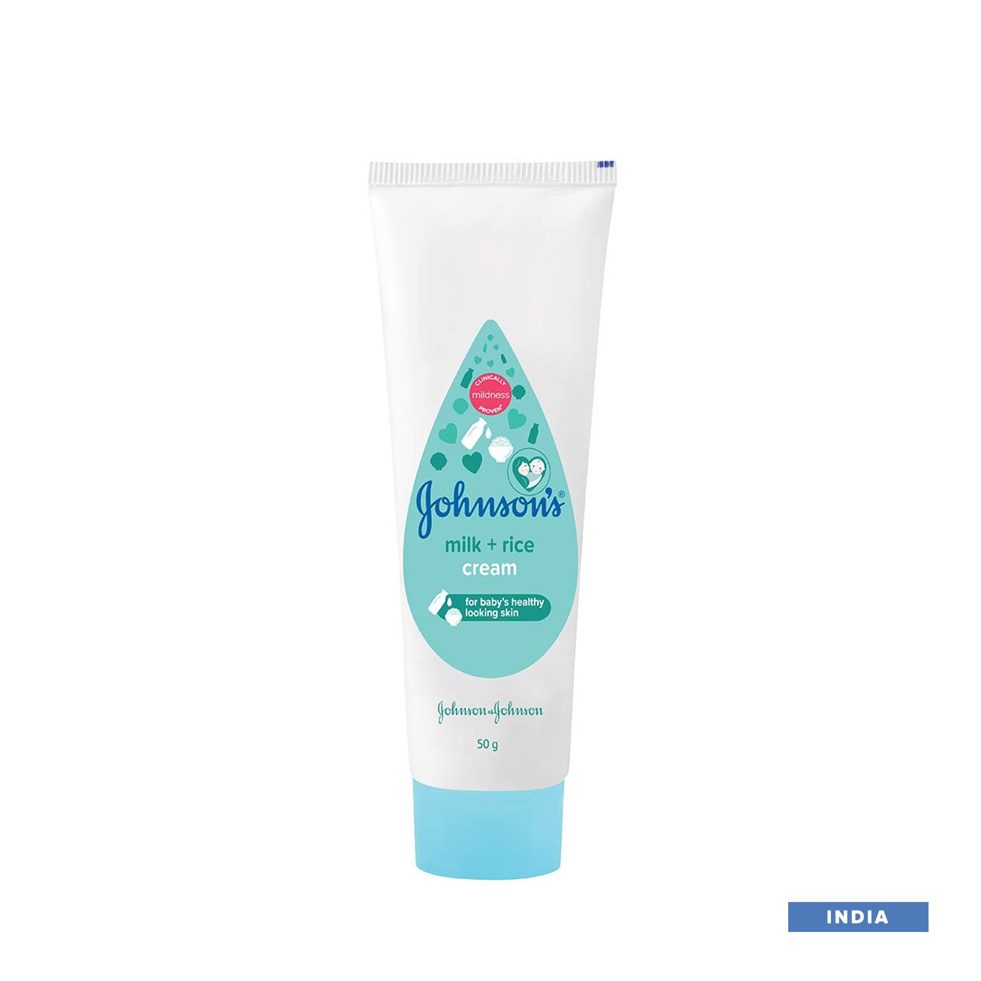 Johnson's Baby Milk and Rice Cream - 50gm (India)