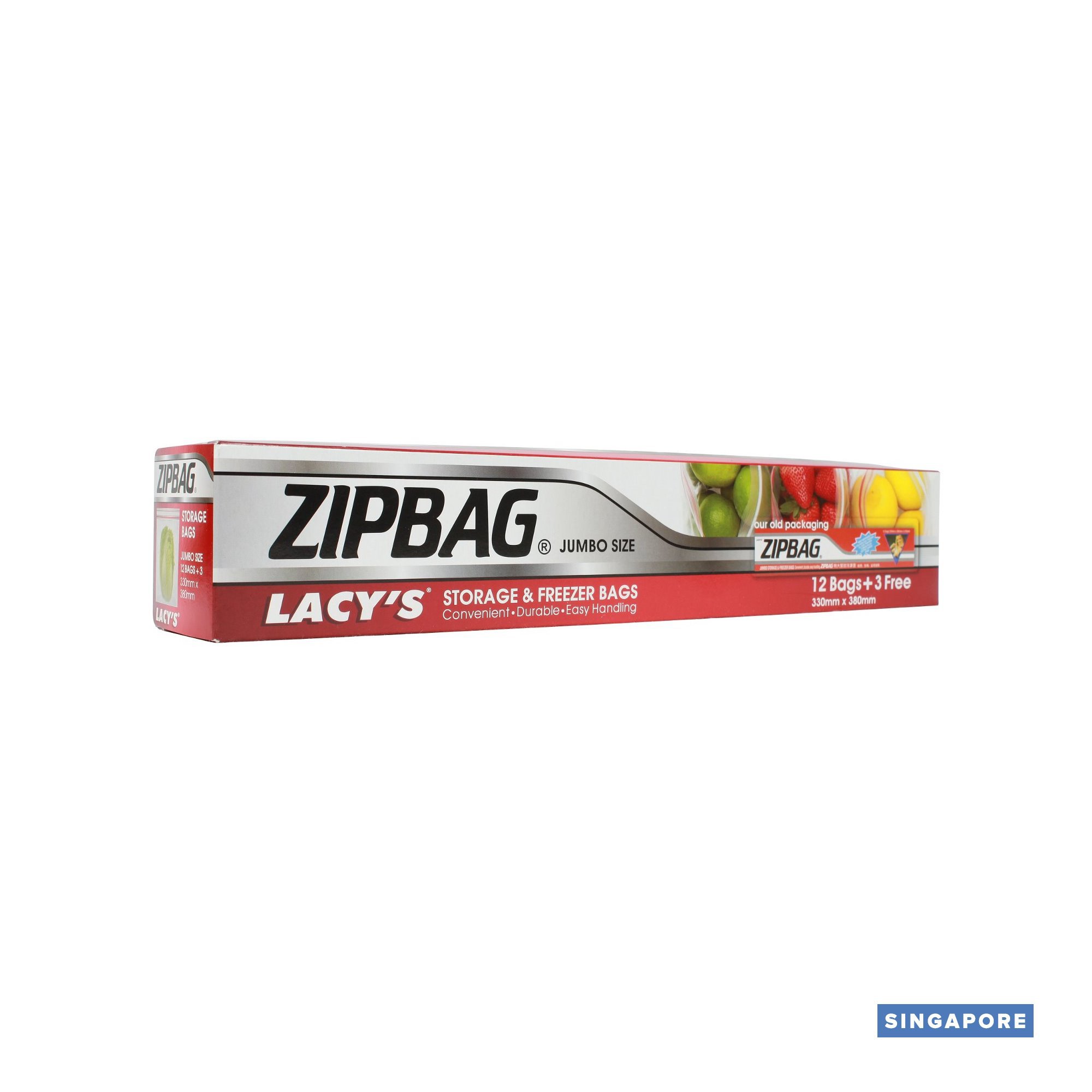 Lacys Storage & Freezer Zipbag Jumbo Size - (Singapore)