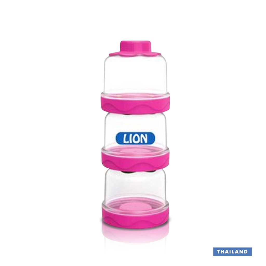 Lion BPA Free Milk Powder Container (3 Part) - 1Set (Thailand)