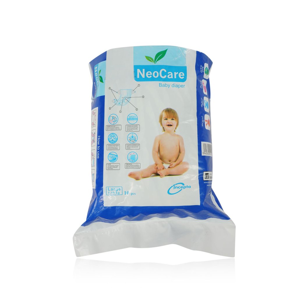 Neo Care Baby Diaper Large 10 pcs (7 to 18 kg) - (BD)