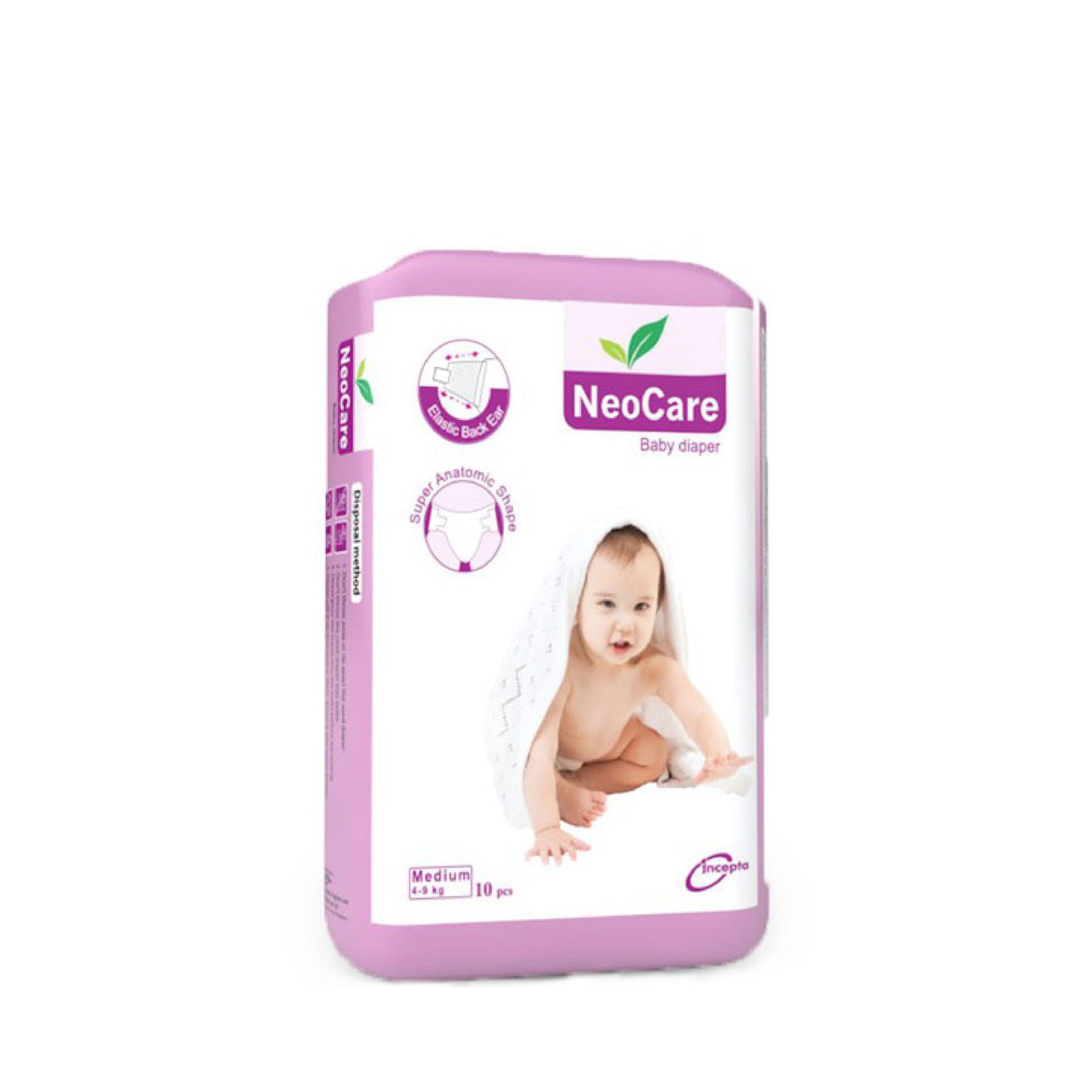 Neo Care Baby Diaper Medium 10s (4 to 9 kg) - (BD)