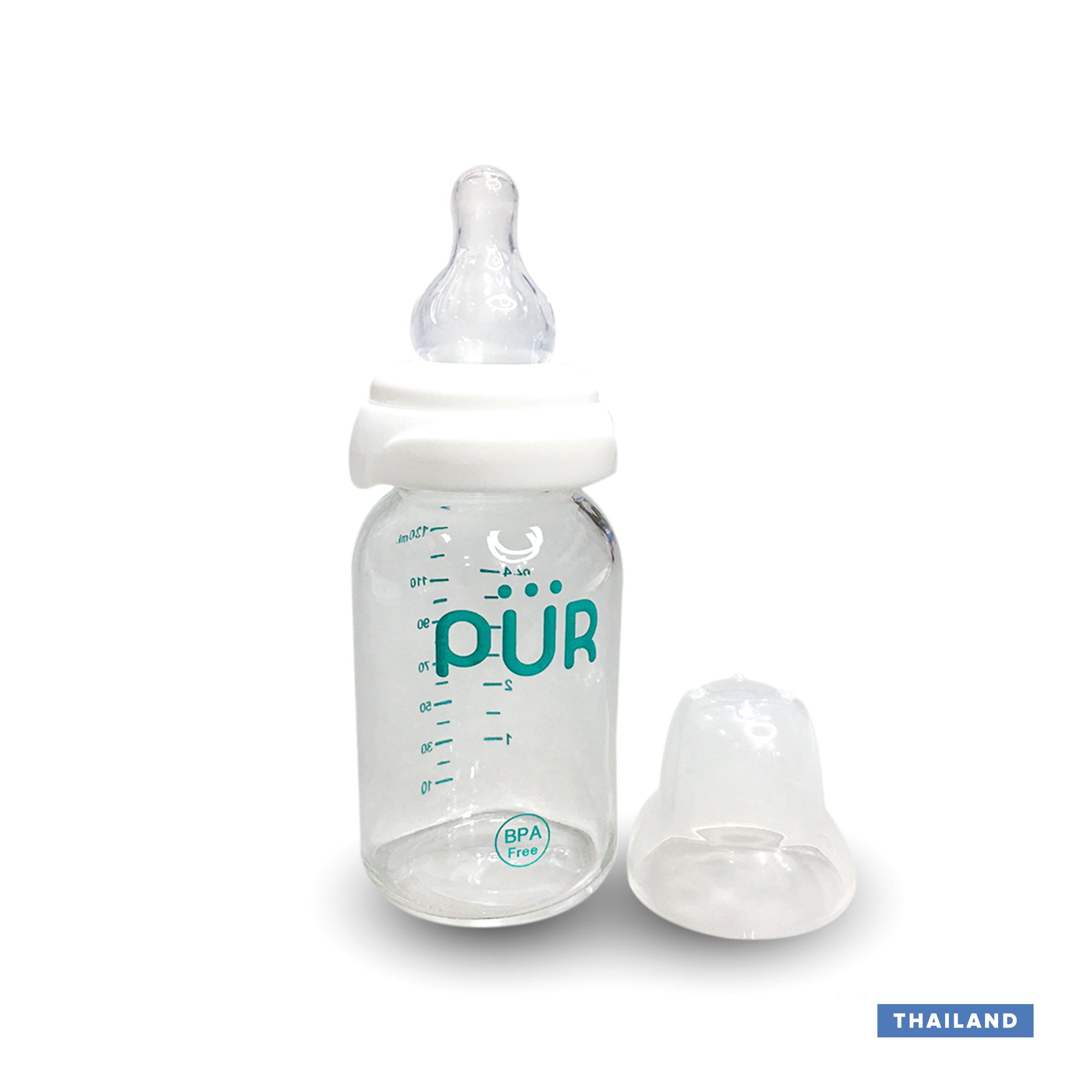 PUR BPA Free Baby Anti Colic Feeding Bottle 4oz/120ml - 1pc (Thailand)