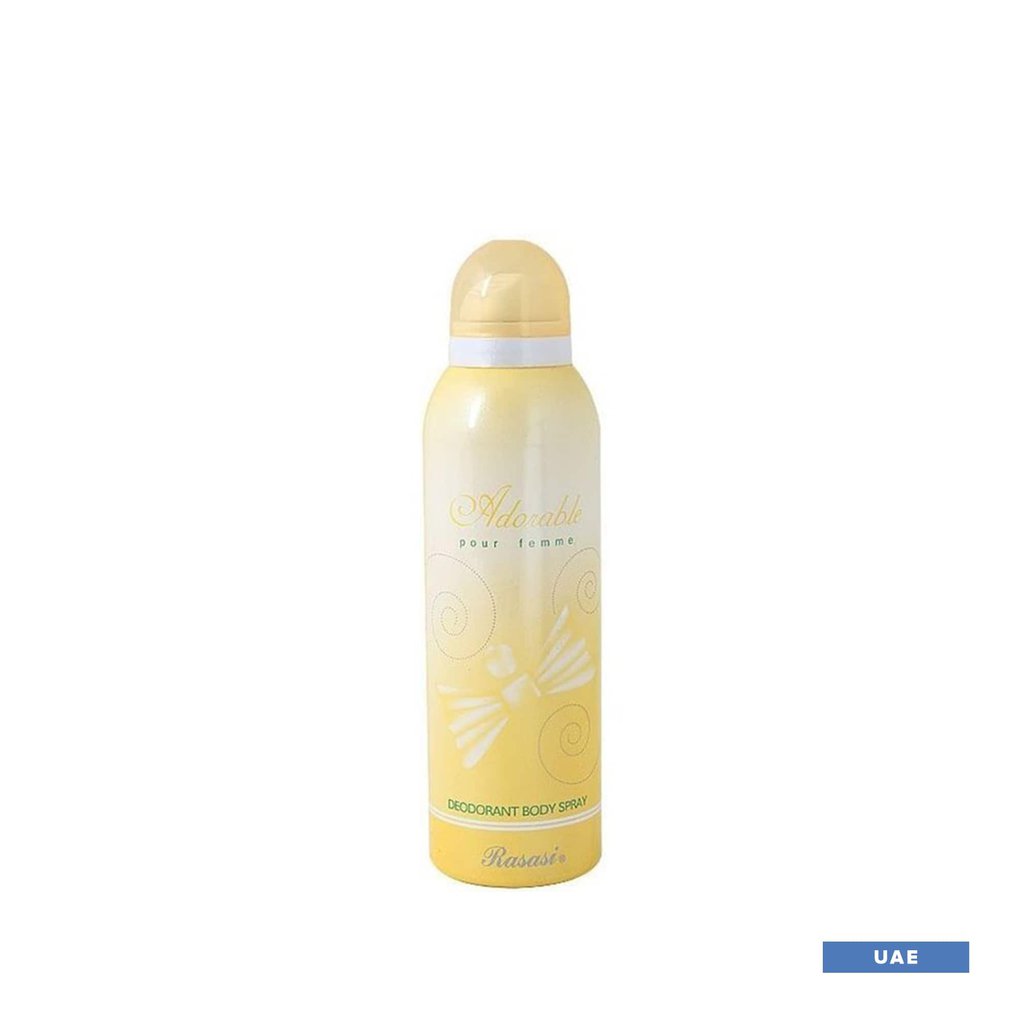 Rasasi Adorable Woman Deodorant Body Spray - 200ml (UAE)