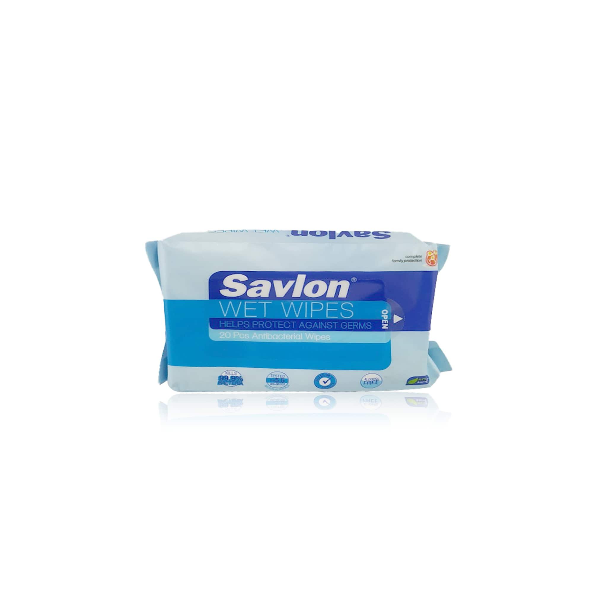 Savlon Antibacterial Wet Wipes - 20pcs (BD)