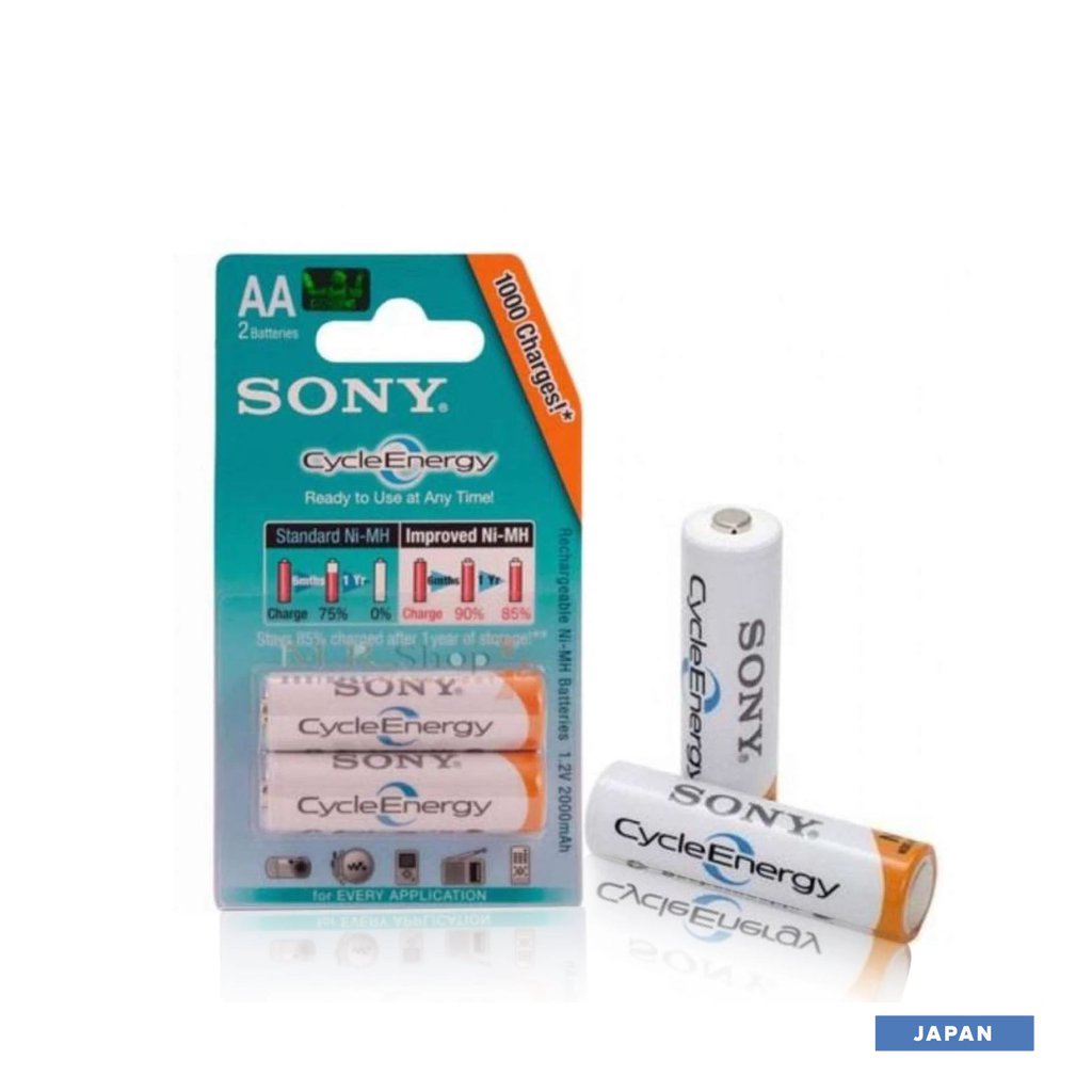 Sony AAA Rechargeable Battery - 2pcs (Japan)