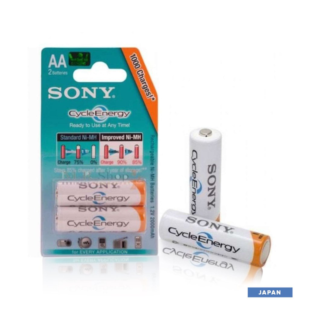 Sony AA Rechargeable Battery - 2pcs (Japan)