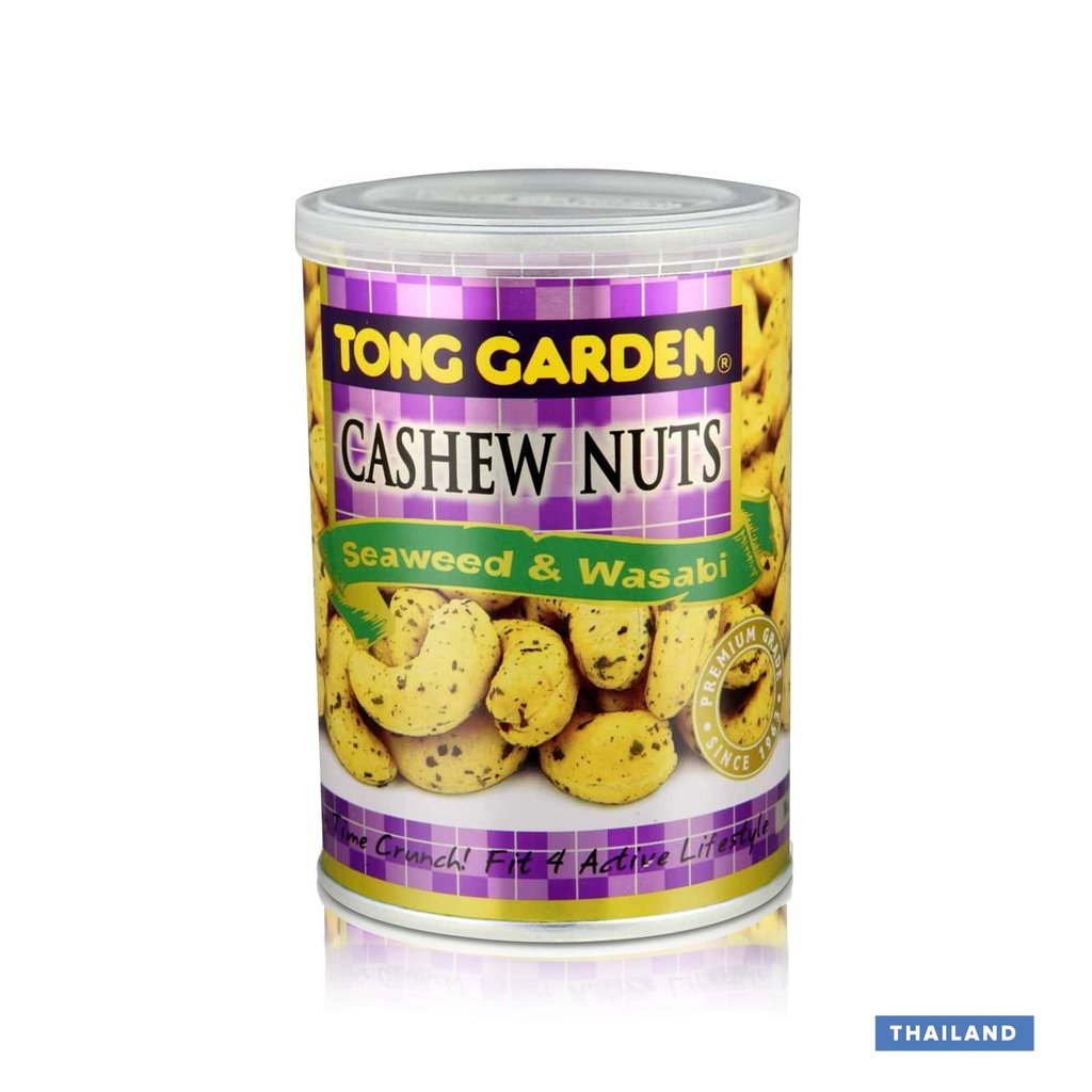 Tong Garden Seaweed & Wasabi Cashew Nuts CAN 150gm (Thailand