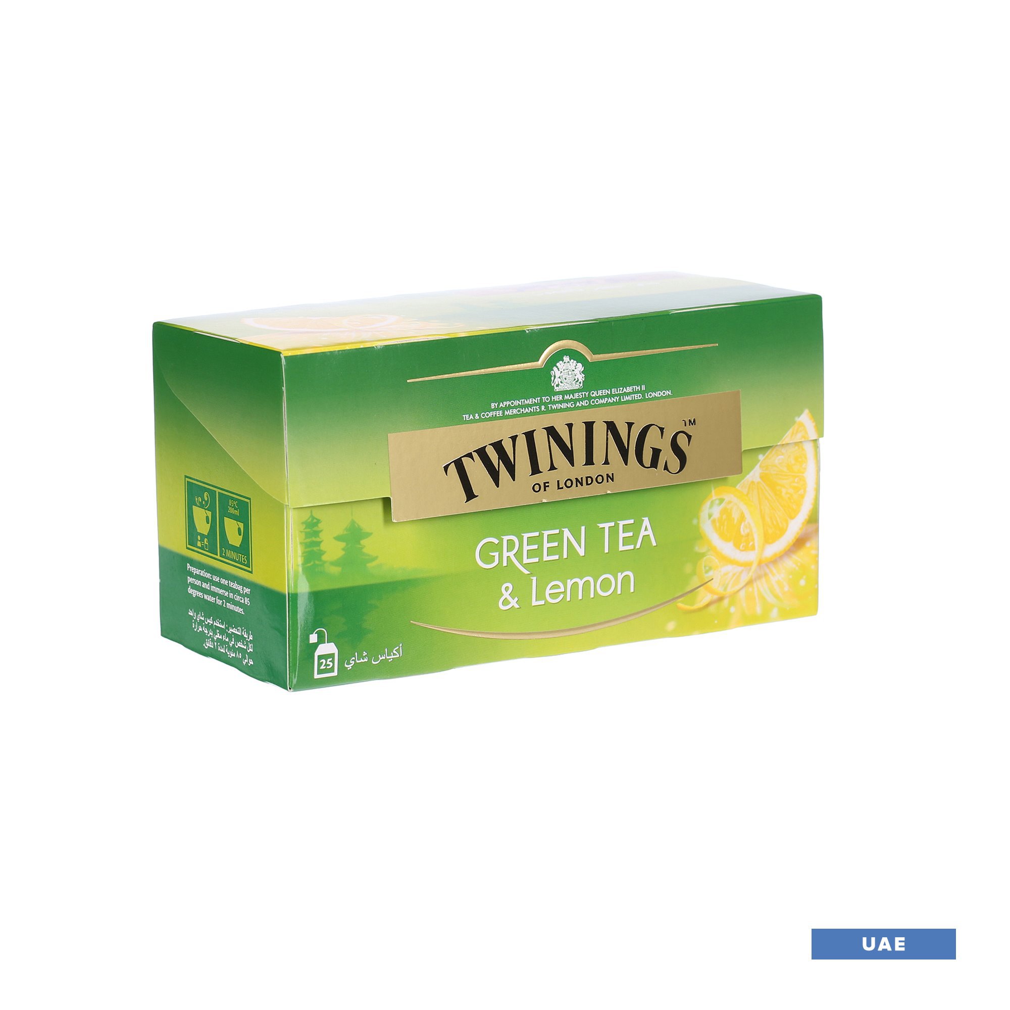 Twinings Green Tea & Lemon 25 Pack - 40gm (UAE) | MARKETPLACE