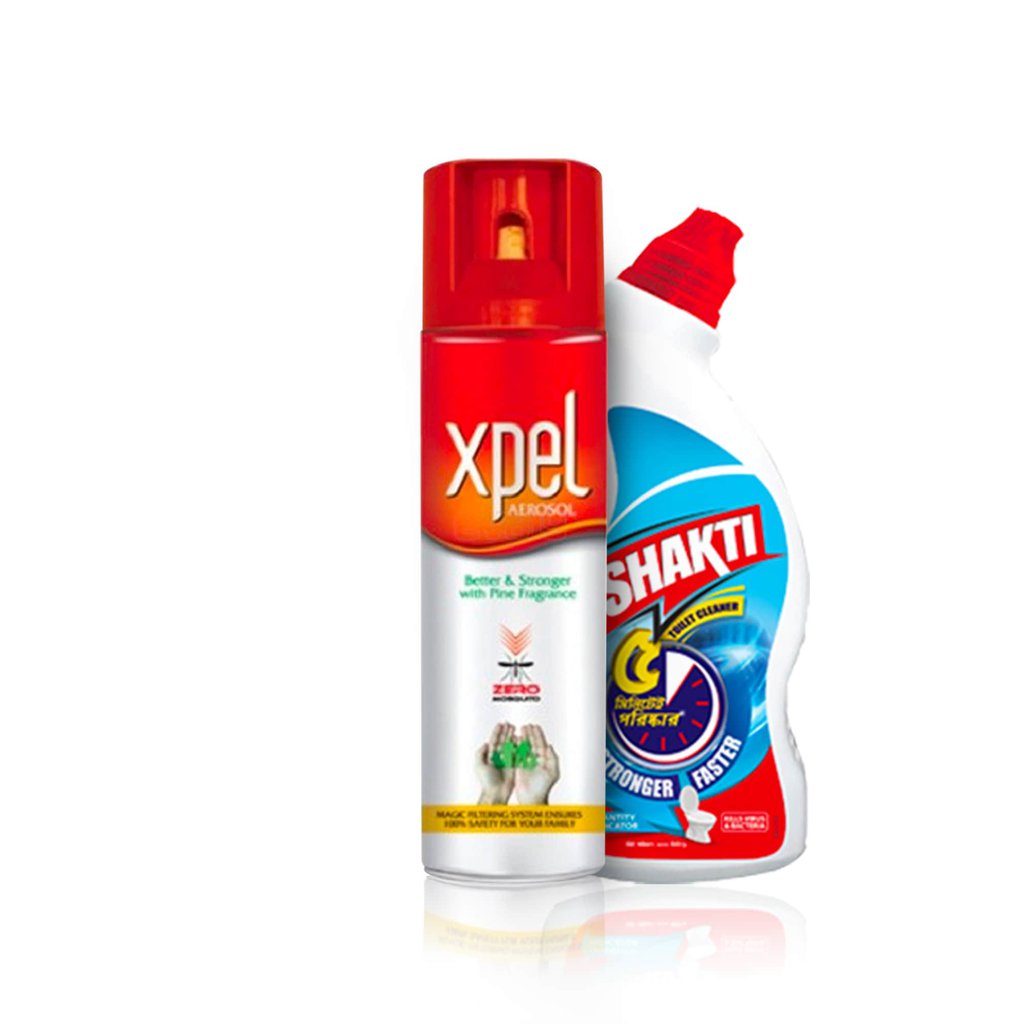 Xpel Aerosol 475ml With Free Shakti Toilet Cleaner 500ml (BD) MARKETPLACE