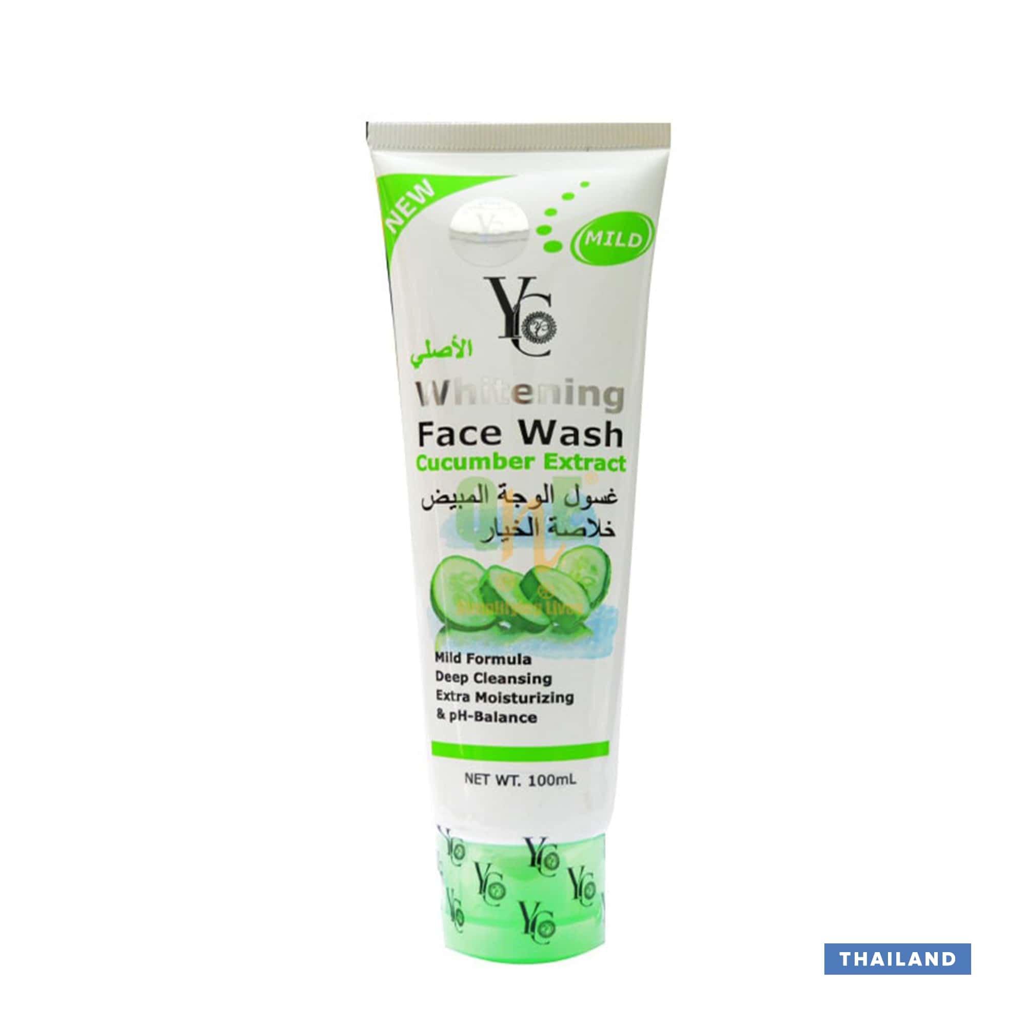YC Whitening Face Wash Cucumber Extract - 100ml (Thailand)